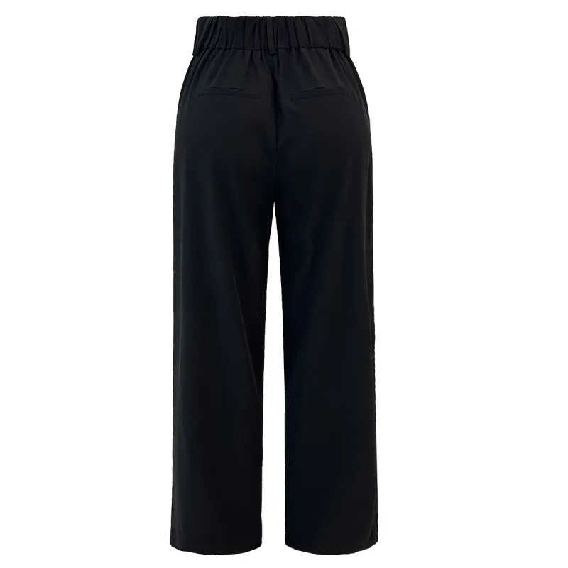 fredde black white pants