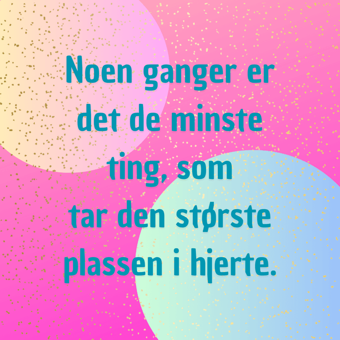 Hovedbilde Noen ganger stort kort