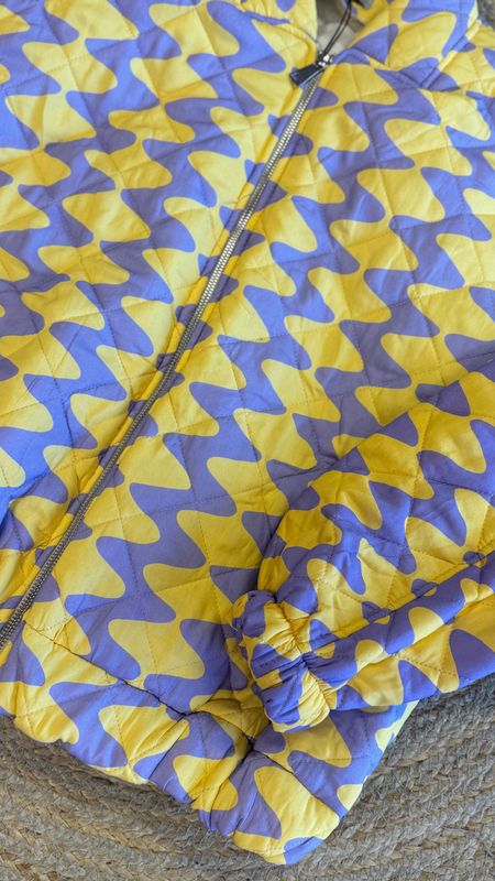 Lilac yellow bomberjacket 