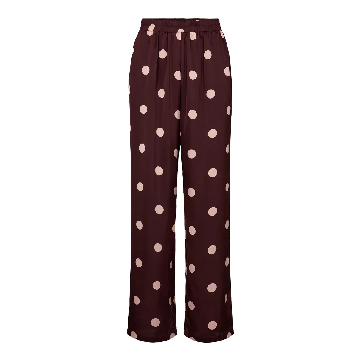 DOTTI PANTS - PLUM ROSE BIG DOT