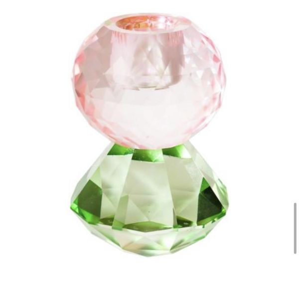 Hovedbilde Crystal holder baby pink mint