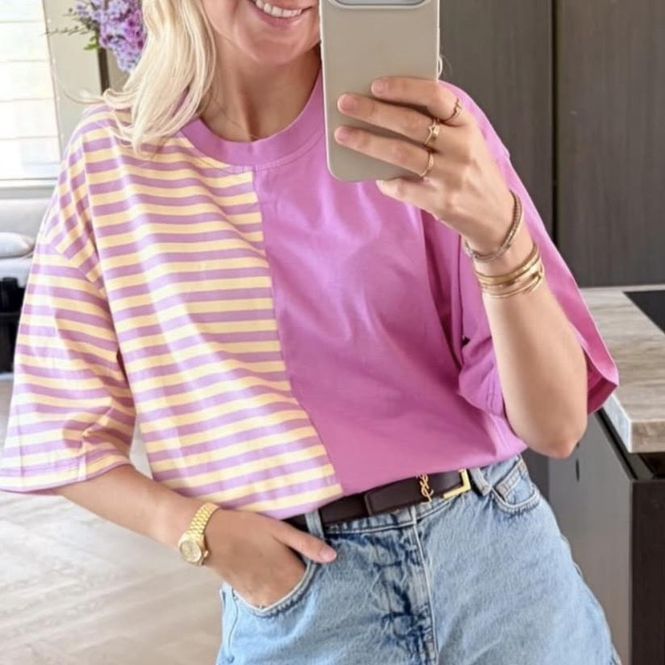 Hovedbilde Azzurro yellow/lilac t-shirt