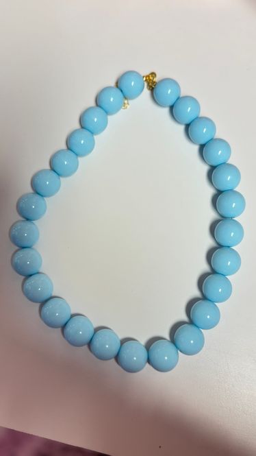 Hovedbilde Baby Blue glossy necklace 