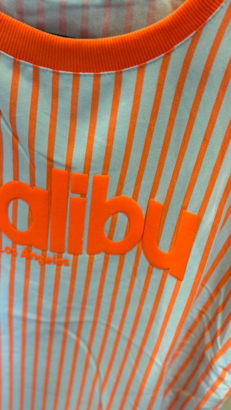 orange Malibu t shirt