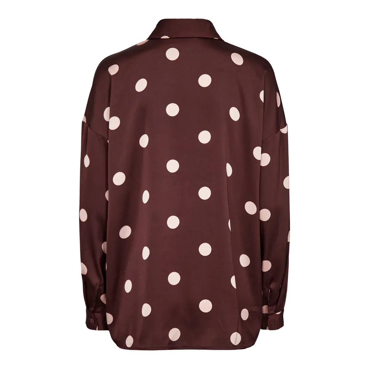 DOTTI LS SHIRT - PLUM ROSE BIG DOT