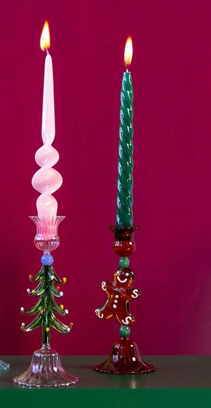 Candle holder merry