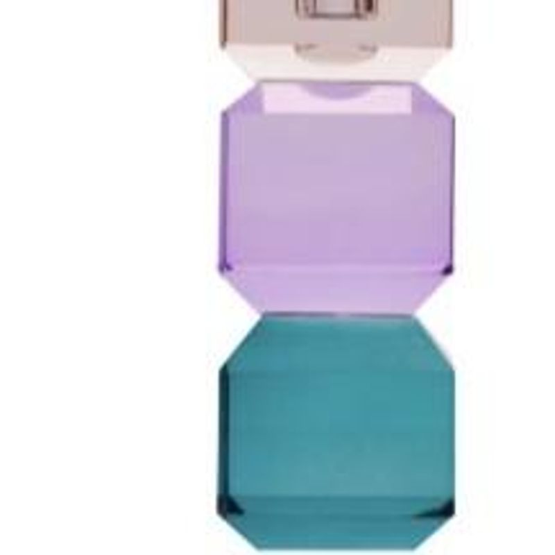 Crystalholder peach /violet 