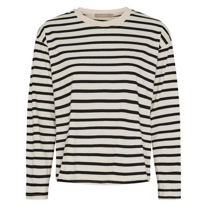 Hovedbilde Black beige strip sweather