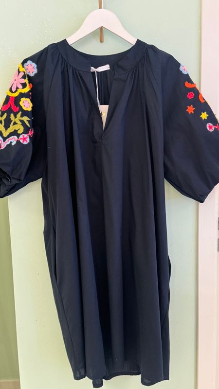 dark navy tunic
