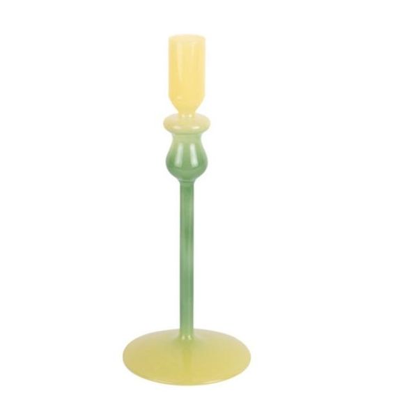 Hovedbilde Candle holder duo colour medium green